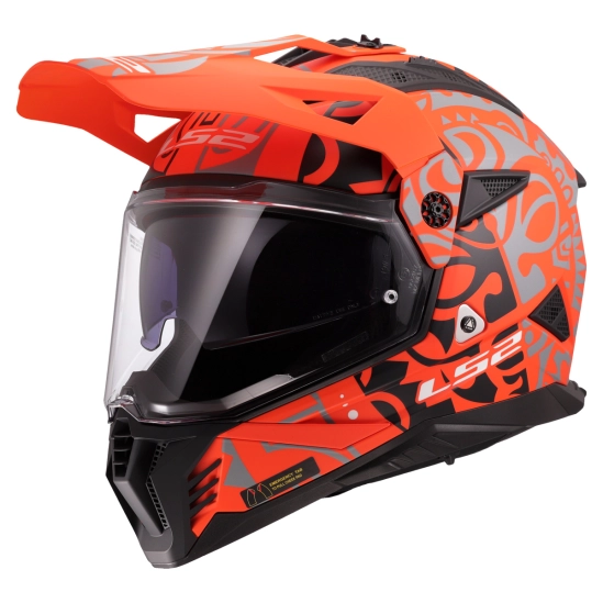 LS2 MX702 PIONEER II RANGI ORANGE-06