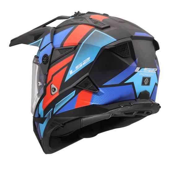 LS2 MX702 PIONEER II BLOCK BLACK RED BLUE-06