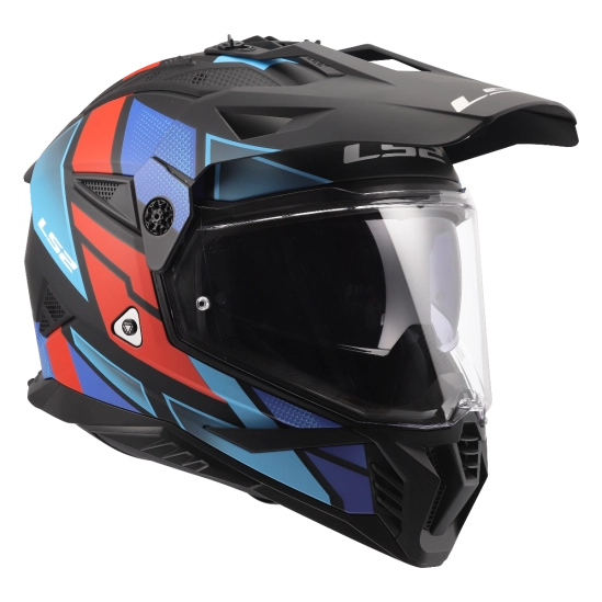 LS2 MX702 PIONEER II BLOCK BLACK RED BLUE-06