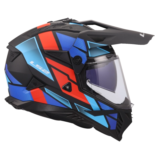 LS2 MX702 PIONEER II BLOCK BLACK RED BLUE-06