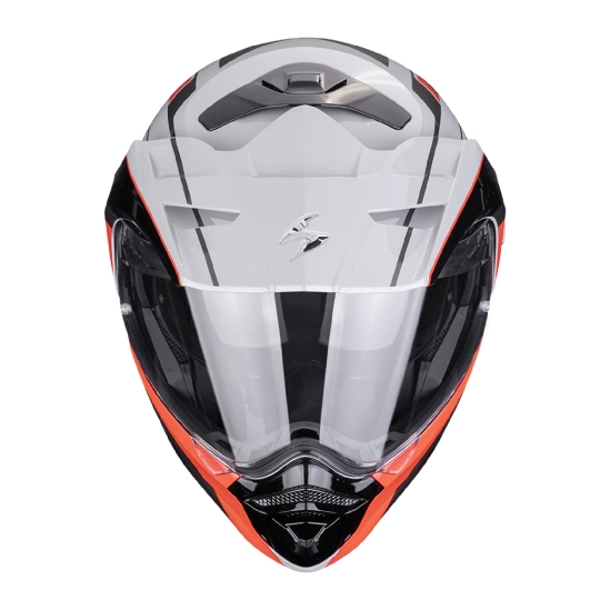 SCORPION ADX-2 KAMPS Moto přilba šedo/červená