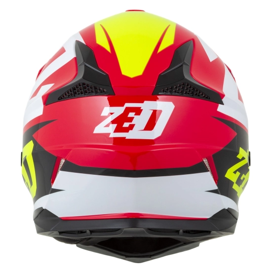 ZED X1.9 TARGA, přilba červená/žlutá fluo/černá/bílá