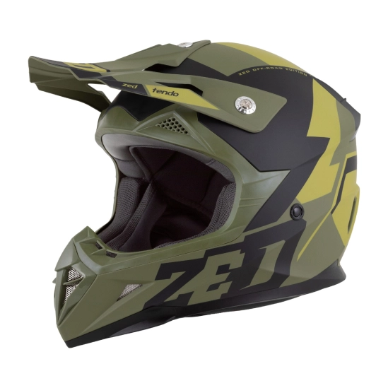 ZED X1.9D TENDO, dětská přilba tmavě zelená/světle zelená