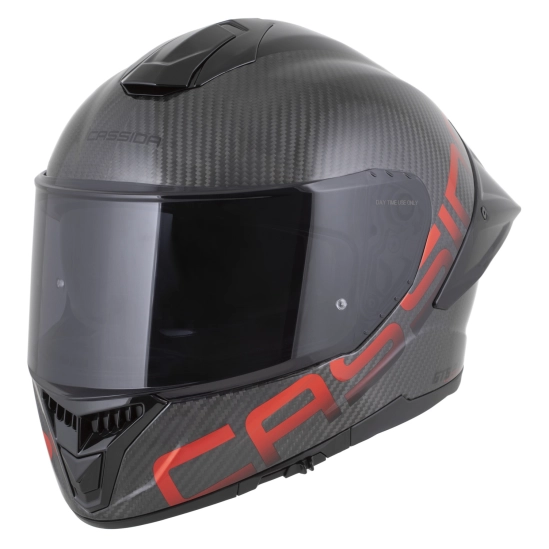 CASSIDA Integral GTS 2.1 Plus Carbon, přilba carbon/červená