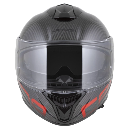 CASSIDA Integral GTS 2.1 Plus Carbon, přilba carbon/červená