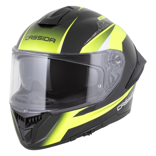 CASSIDA Integral GTS 2.1 Mega, přilba (černá/žlutá fluo/bílá)