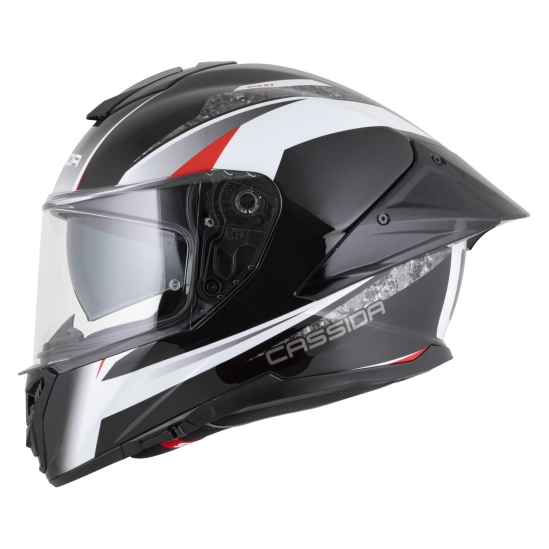 CASSIDA Integral GTS 2.1 Mega, přilba (černá/bílá/červená)