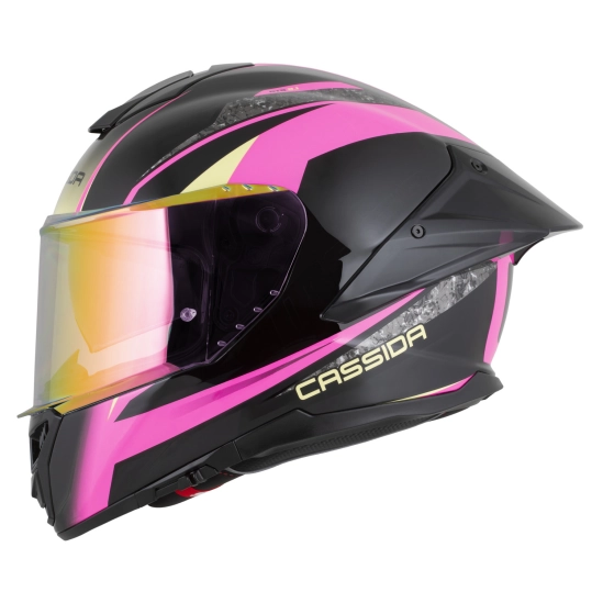 CASSIDA Integral GTS 2.1 Mega, přilba (černá/růžová/bílá/vanilková)