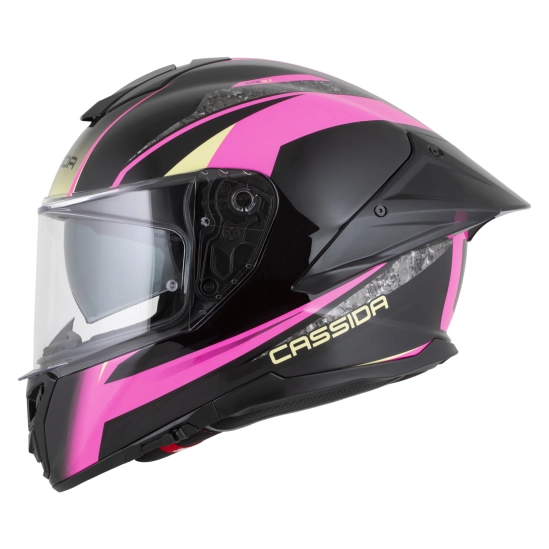 CASSIDA Integral GTS 2.1 Mega, přilba (černá/růžová/bílá/vanilková)