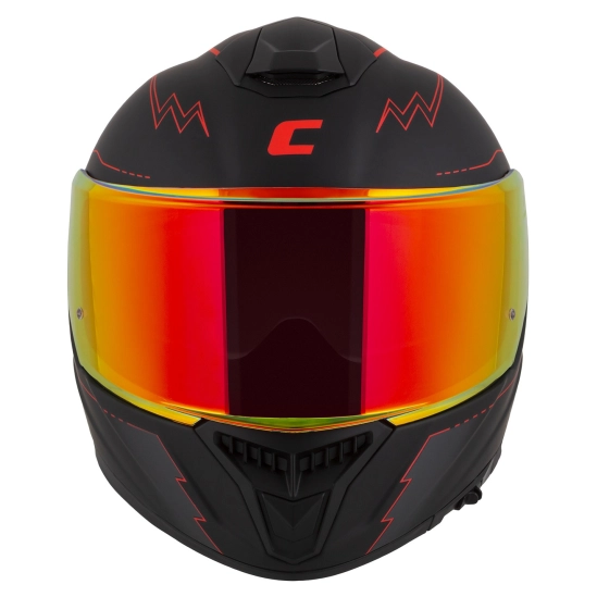 CASSIDA GT 2.1 Flash, přilba Integral (černá matná/metalická červená/tmavě šedá)