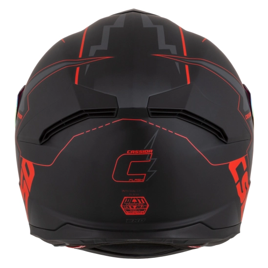 CASSIDA GT 2.1 Flash, přilba Integral (černá matná/metalická červená/tmavě šedá)