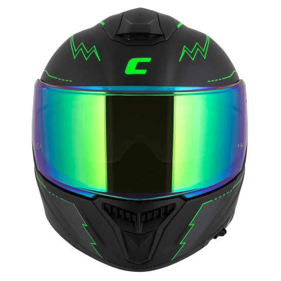 CASSIDA GT 2.1 Flash, přilba Integral (černá matná/zelená fluo/tmavě šedá)