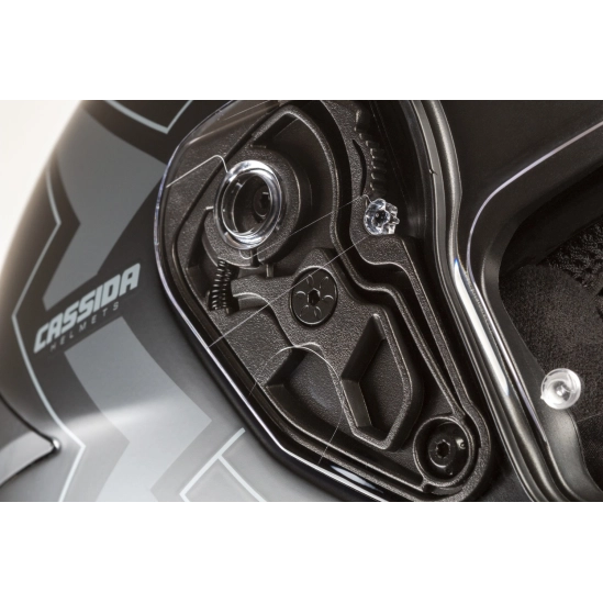 CASSIDA GT 2.1 Flash, přilba Integral (černá matná/zelená fluo/tmavě šedá)