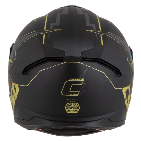CASSIDA GT 2.1 Flash, přilba Integral (černá matná/metalická zlatá/tmavě šedá)