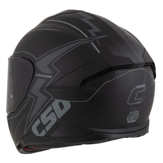 CASSIDA GT 2.1 Flash, přilba Integral (černá matná/tmavě šedá)