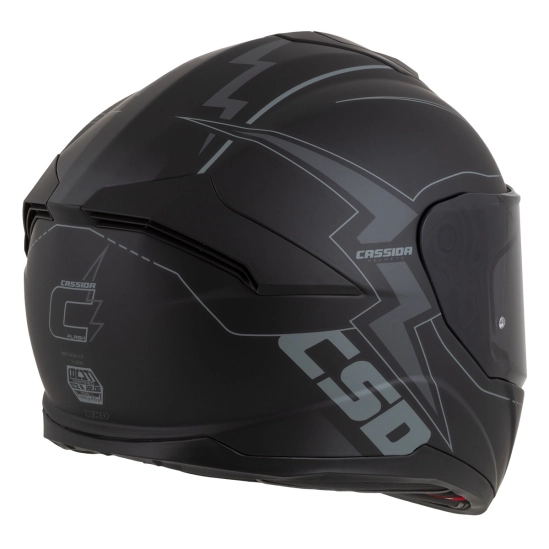 CASSIDA GT 2.1 Flash, přilba Integral (černá matná/tmavě šedá)