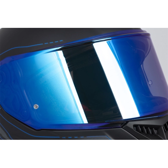 CASSIDA GT 2.1 Flash, přilba Integral (černá matná/metalická modrá/tmavě šedá)