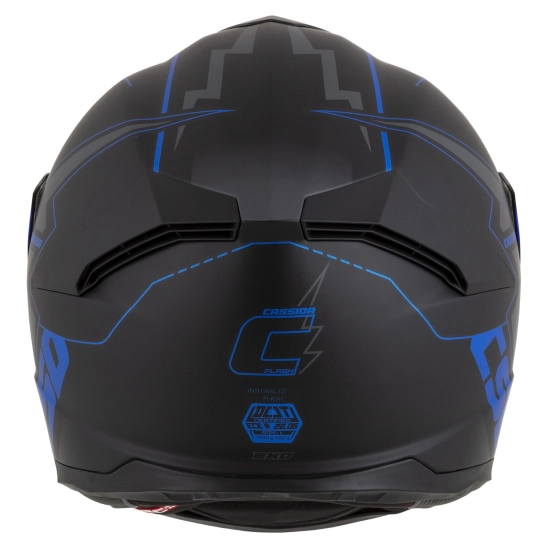 CASSIDA GT 2.1 Flash, přilba Integral (černá matná/metalická modrá/tmavě šedá)