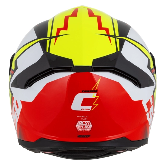 CASSIDA GT 2.1 Flash, přilba Integral (žlutá fluo/červená fluo/černá/bílá)