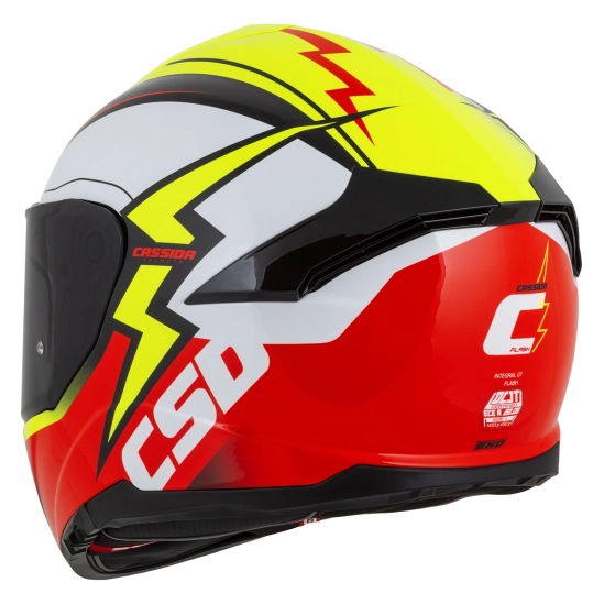 CASSIDA GT 2.1 Flash, přilba Integral (žlutá fluo/červená fluo/černá/bílá)