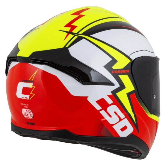 CASSIDA GT 2.1 Flash, přilba Integral (žlutá fluo/červená fluo/černá/bílá)