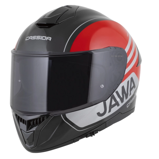 CASSIDA GT 2.1 Jawa Sport, přilba Integral (černá/červená perleť/stříbrná)