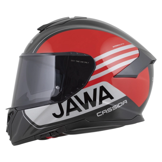 CASSIDA GT 2.1 Jawa Sport, přilba Integral (černá/červená perleť/stříbrná)