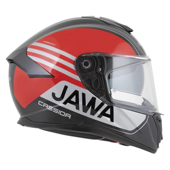 CASSIDA GT 2.1 Jawa Sport, přilba Integral (černá/červená perleť/stříbrná)