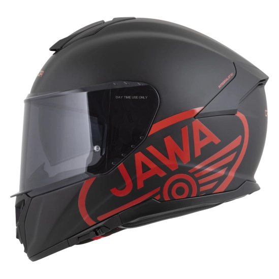 CASSIDA GT 2.1 Jawa Solid, přilba Integral (černá mat/červená lesk)