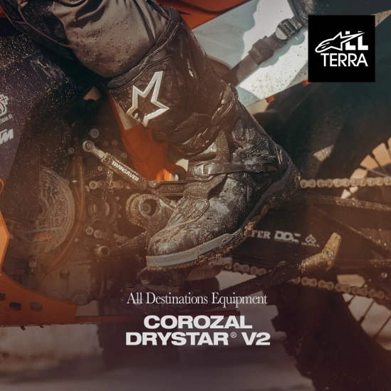 ALPINESTARS COROZAL V2 ADVENTURE DRYSTAR, vysoké adventure boty hnědé