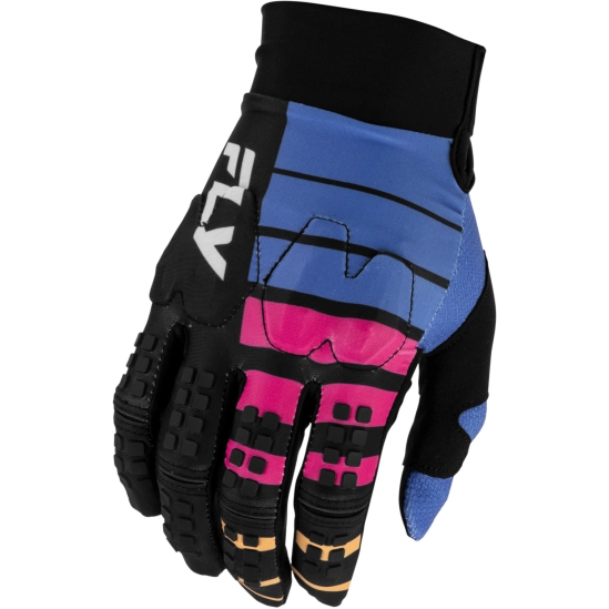 FLY RACING EVO DST BOLT, rukavice (černá/modrá)