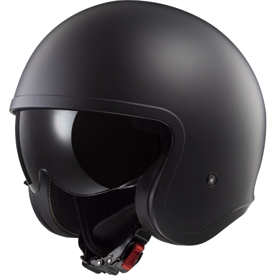 LS2 OF599 SPITFIRE II SOLID MATT BLACK-06