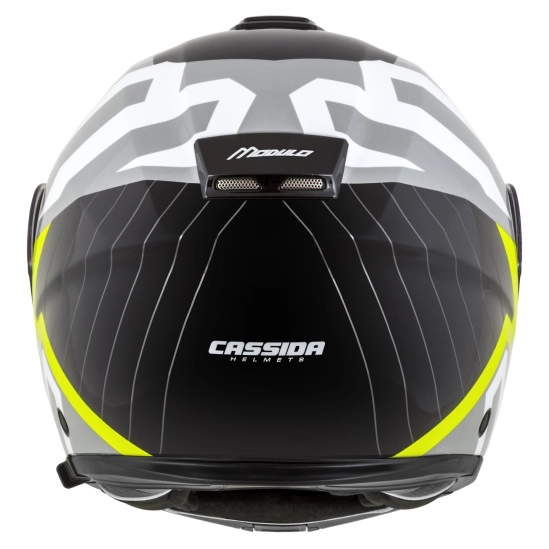 CASSIDA Modulo 2.1 Profile, výklopná přilba (bílá/černá/žlutá fluo/šedá)