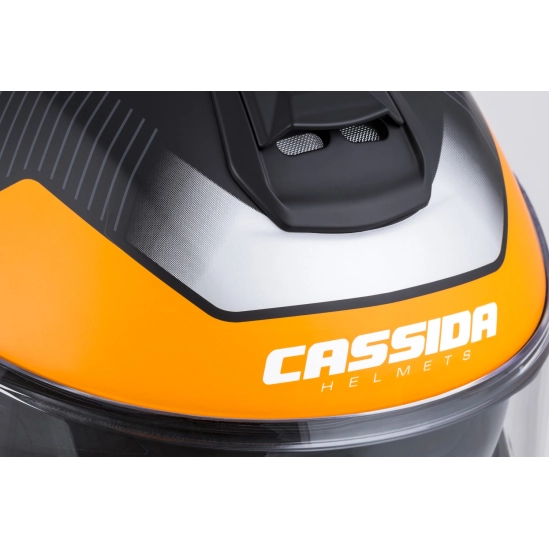CASSIDA Modulo 2.1 Profile, výklopná přilba (černá matná/šedá/oranžová)