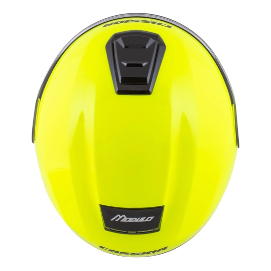CASSIDA Modulo 2.1 Compass, výklopná přilba (žlutá fluo/černá/stříbrná/červená)