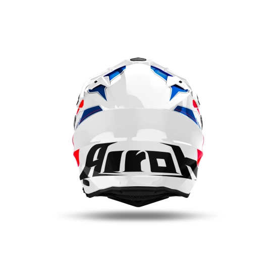 AIROH COMMANDER 2 Reveal enduro přilba (lesklá modrá/červená)
