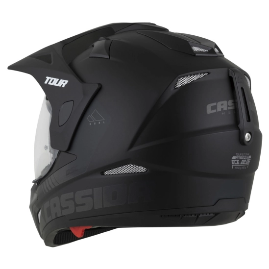 CASSIDA Tour 2.0 Dual, enduro přilba (černá matná/šedá)