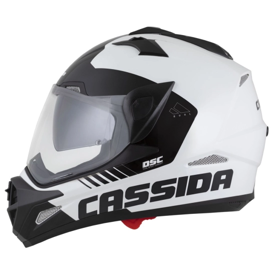 CASSIDA Tour 2.0 X-tra, enduro přilba (písková matná/oranžová/zelená/černá)