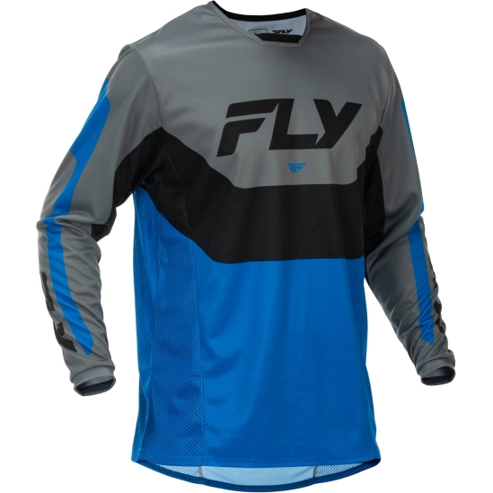 FLY RACING KINETIC, MX dres (modrá/šedá/černá)