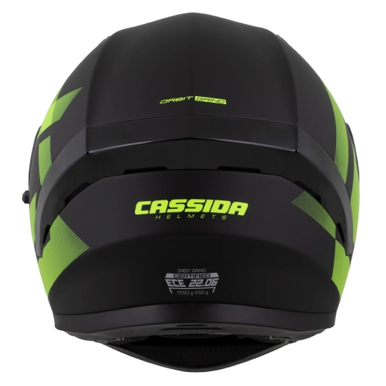 CASSIDA Orbit Grind, integrální přilba (černá matná/žlutá fluo)