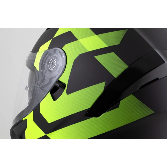 CASSIDA Orbit Grind, integrální přilba (černá matná/žlutá fluo)