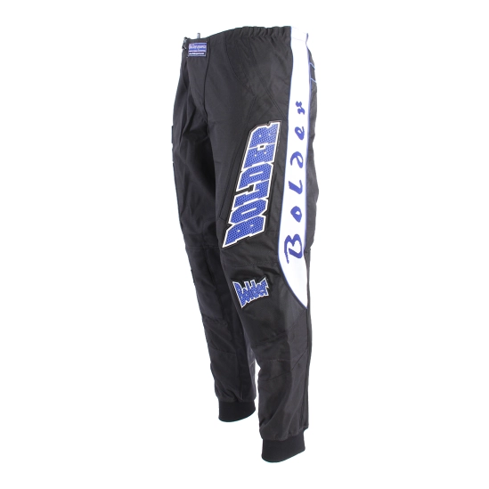 BOLDER 38 Kalhoty Motocross černo - modrá