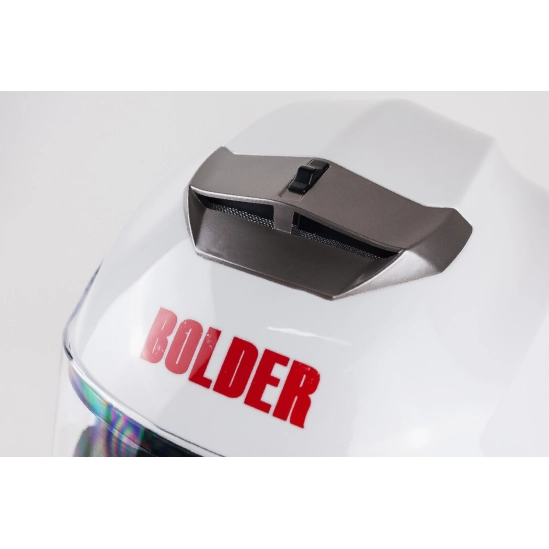 BOLDER M3-160 Výklopná moto přilba bílá