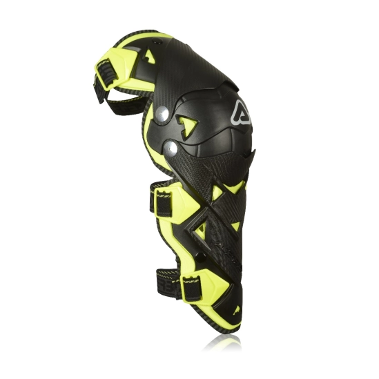 ACERBIS EVO 3.0 chrániče kolen, černá/fluo žlutá