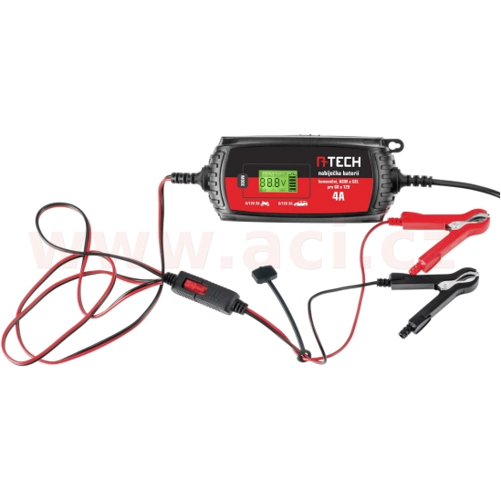 A-TECH nabíječka 6/12 V, 3-120 Ah, 4 A