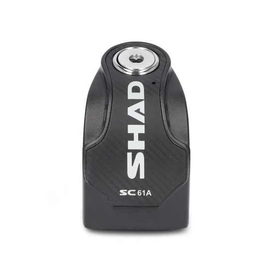 SHAD C0S6100A SC61A Zámek na kotouč s alarmem, černý, průměr čepu 6mm