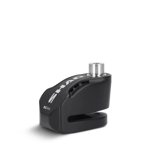 SHAD C0S6100A SC61A Zámek na kotouč s alarmem, černý, průměr čepu 6mm