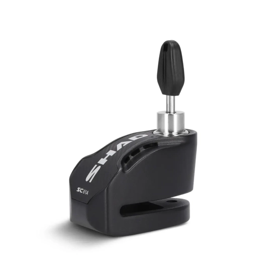 SHAD C0S6100A SC61A Zámek na kotouč s alarmem, černý, průměr čepu 6mm