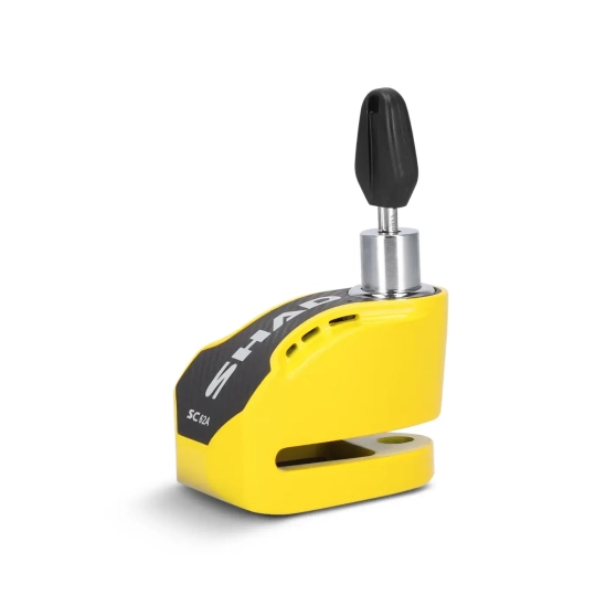 SHAD C0S6203A SC62A Zámek na kotouč s alarmem, žlutý, průměr čepu 10mm