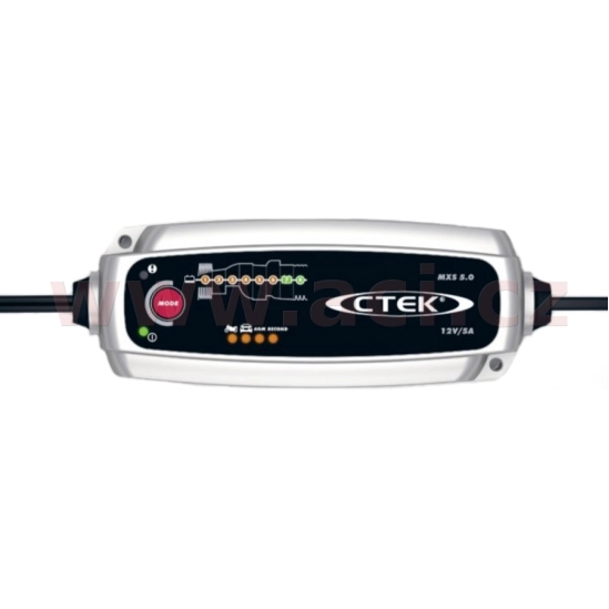 CTEK MXS 5.0 NEW s teplotním čidlem 12 V, 120 Ah, 5 A, nabíječka